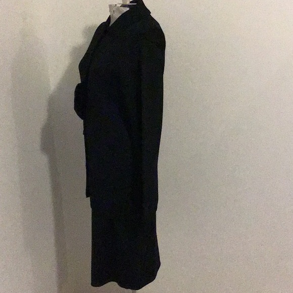 VTG Doncaster Italy Black Knit 2 Pc Suit Size S - Picture 3 of 8